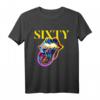 Offizielles Rolling Stones Sixty Tongue T-Shirt - Authentisches Merchandise zum HapPanda, Lizenzprodukt von Bravado