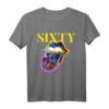 Offizielles Rolling Stones Sixty Tongue T-Shirt - Authentisches Merchandise zum HapPanda, Lizenzprodukt von Bravado