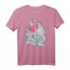 HapPanda Little Mermaid Ariel Wasserfarben T-Shirt - Offiziell lizenziertes Disney Kleidungsstück für Meerjungfrauen Fans