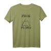 HapPanda Pink Floyd Dark Side of the Moon Distressed T-Shirt - Klassisch geschnitten, doppelt genähter Saum