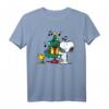 HapPanda Snoopy & Woodstock Weihnachtsbaum Herren Halbarm T-Shirt - Lizenziertes Cartoon-Design für Feiertage & Geburtstage