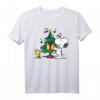 HapPanda Snoopy & Woodstock Weihnachtsbaum Herren Halbarm T-Shirt - Lizenziertes Cartoon-Design für Feiertage & Geburtstage