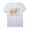 Vintage 1978 Original Birthday Est 1978 Edition T-Shirt – Klassisch, Limited Edition & Retro Style