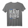 HapPanda T-Shirt für Hamburg Liebhaber - Stolz auf die Stadt mit Moin Motiv, ideales Geschenk für Hamburg-Fans zu Weihnachten & Geburtstag