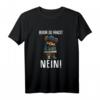 Lustiges T-Shirt mit Spruch 'Bevor du Fragst Nein' – Humorvolles Geschenk für Misanthropen, Morgenmuffel & Langschläfer