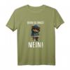 Lustiges T-Shirt mit Spruch 'Bevor du Fragst Nein' – Humorvolles Geschenk für Misanthropen, Morgenmuffel & Langschläfer