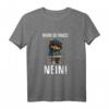 Lustiges T-Shirt mit Spruch 'Bevor du Fragst Nein' – Humorvolles Geschenk für Misanthropen, Morgenmuffel & Langschläfer
