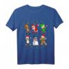 Lustiges Dabbing Weihnachts-T-Shirt für Kinder mit Santa, Rentier, Eisbär & Freunden - Perfekt für Weihnachten & Geschenkideen