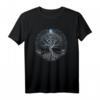 Baum des Lebens Yggdrasil Wikinger Midgard Thor Walhalla T-Shirt – Spirituelles Geschenk für Wikinger-, Odin- und Nordische Mythologie Fans