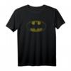 Batman Washed Bat Logo T-Shirt - Offiziell lizenziertes Superhelden-Shirt für Damen, Herren und Kinder