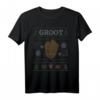 Marvel Groot Guardians of the Galaxy Ugly Christmas Sweater T-Shirt – Offizielles Marvel Merchandise für Fans, Kinder & Erwachsene, Festliche Groot T-Shirts & Hoodies