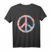 Hippie Kostüm mit Peace Zeichen - Retro 60er/70er Flower Power T-Shirt Geschenk für Partys, Halloween & Retro Feiern