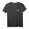 USA Amerika T-Shirt mit Flagge & Roadtrip Patch – Patriotisches Design für Biker, Rocker & US-Armee Fans