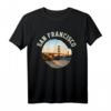San Francisco T-Shirt – Klassisch geschnitten, doppelt genähter Saum, ideal als Souvenir oder Stadtbekleidung