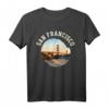 San Francisco T-Shirt – Klassisch geschnitten, doppelt genähter Saum, ideal als Souvenir oder Stadtbekleidung