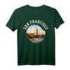 San Francisco T-Shirt – Klassisch geschnitten, doppelt genähter Saum, ideal als Souvenir oder Stadtbekleidung