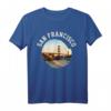 San Francisco T-Shirt – Klassisch geschnitten, doppelt genähter Saum, ideal als Souvenir oder Stadtbekleidung