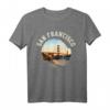 San Francisco T-Shirt – Klassisch geschnitten, doppelt genähter Saum, ideal als Souvenir oder Stadtbekleidung