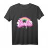 Kinder Barbie T-Shirt für Mädchen - Regenbogen-Design in vielen Größen & Farben, Exklusives Amazon-Design, Bequemer Rundhalsschnitt