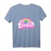 Kinder Barbie T-Shirt für Mädchen - Regenbogen-Design in vielen Größen & Farben, Exklusives Amazon-Design, Bequemer Rundhalsschnitt