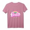 Kinder Barbie T-Shirt für Mädchen - Regenbogen-Design in vielen Größen & Farben, Exklusives Amazon-Design, Bequemer Rundhalsschnitt