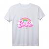 Kinder Barbie T-Shirt für Mädchen - Regenbogen-Design in vielen Größen & Farben, Exklusives Amazon-Design, Bequemer Rundhalsschnitt