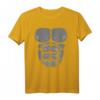 Gorilla Brust Konfetti Karneval Fasching T-Shirt – Lustiges Affenmotiv für Erwachsene & Kinder, ideales Kostüm & Geschenkidee mit Muskel-Design