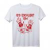 Blutige Hände Blutspritzer Zombie Kostüm Herren T-Shirt – Perfekt für Halloween Partys & Horrorfans