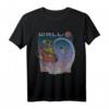 HapPanda Pixar Wall-E Fly Eve Retro Distressed T-Shirt - Offiziell lizenziertes Fan-Shirt für Pixar und Wall-E Fans