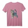 Niedliches Katzen Kätzchen T-Shirt - Perfektes Geschenk für Katzenliebhaber und Stubentiger-Fans