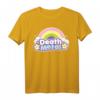 HapPanda Einhorn Rock Konzert T-Shirt für Frauen und Herren – Lustiges Death Metal Regenbogen-Shirt als Geschenk für Metal- und Party-Fans