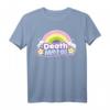 HapPanda Einhorn Rock Konzert T-Shirt für Frauen und Herren – Lustiges Death Metal Regenbogen-Shirt als Geschenk für Metal- und Party-Fans