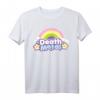 HapPanda Einhorn Rock Konzert T-Shirt für Frauen und Herren – Lustiges Death Metal Regenbogen-Shirt als Geschenk für Metal- und Party-Fans