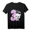 Kinder Geburtstagsshirt Kleine Katze für 3 Jahre Mädchen - Lustiges T-Shirt für den Geburtstag, Kindergarten & Geschenkidee für kleine Katzenfans