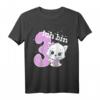 Kinder Geburtstagsshirt Kleine Katze für 3 Jahre Mädchen - Lustiges T-Shirt für den Geburtstag, Kindergarten & Geschenkidee für kleine Katzenfans