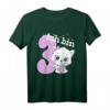 Kinder Geburtstagsshirt Kleine Katze für 3 Jahre Mädchen - Lustiges T-Shirt für den Geburtstag, Kindergarten & Geschenkidee für kleine Katzenfans