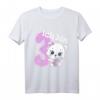 Kinder Geburtstagsshirt Kleine Katze für 3 Jahre Mädchen - Lustiges T-Shirt für den Geburtstag, Kindergarten & Geschenkidee für kleine Katzenfans