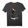 Lustiges Santa Kater Xmas Katze T-Shirt – Weihnachtsgeschenk für Katzenliebhaber, Katzenmamas, Katzenpapa & Schwarze Katzen Fans