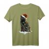 Lustiges Santa Kater Xmas Katze T-Shirt – Weihnachtsgeschenk für Katzenliebhaber, Katzenmamas, Katzenpapa & Schwarze Katzen Fans