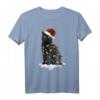 Lustiges Santa Kater Xmas Katze T-Shirt – Weihnachtsgeschenk für Katzenliebhaber, Katzenmamas, Katzenpapa & Schwarze Katzen Fans