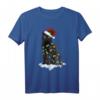 Lustiges Santa Kater Xmas Katze T-Shirt – Weihnachtsgeschenk für Katzenliebhaber, Katzenmamas, Katzenpapa & Schwarze Katzen Fans