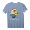 HapPanda Minions T-Shirt - Mr. Good Vibes Portrait, Lizenzierte Feierkleidung für Fans & Geburtstagsfeier
