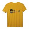 Gitarre Natur See Schatten Design Gitarrist Geschenk T-Shirt - Perfekt für Konzerte, Festivals & Geburtstage