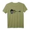 Gitarre Natur See Schatten Design Gitarrist Geschenk T-Shirt - Perfekt für Konzerte, Festivals & Geburtstage