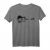 Gitarre Natur See Schatten Design Gitarrist Geschenk T-Shirt - Perfekt für Konzerte, Festivals & Geburtstage