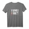 Lustiges HapPanda T-Shirt mit Spruch 'Trinkt ihr?!' - Meister Röhrich, klassisch geschnitten, doppelt genähter Saum