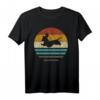 Dackel Dackelhund Silhouette Retro Geschenk T-Shirt - Lustiges Vintage Design für Dackel-Liebhaber, Hundehalter & Dackelclub Mitglieder