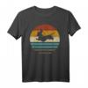 Dackel Dackelhund Silhouette Retro Geschenk T-Shirt - Lustiges Vintage Design für Dackel-Liebhaber, Hundehalter & Dackelclub Mitglieder