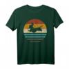 Dackel Dackelhund Silhouette Retro Geschenk T-Shirt - Lustiges Vintage Design für Dackel-Liebhaber, Hundehalter & Dackelclub Mitglieder