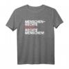 Menschenrechte statt rechte Menschen - Antirassismus T-Shirt gegen Rassismus und Fremdenfeindlichkeit